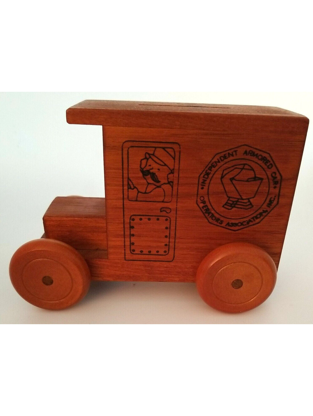 Toystalgia Wood Bank Independent Armored Car Truck Operators Assoc. Inc Vintage